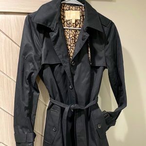 ♥️ Banana Republic M Black Classic Trench Coat 😍